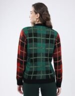 Women's Regular Fit Cardigan | Self Design Pattern | Button Closure with Full Sleeve V Neck Winter Cardigan for Womens - Image 5