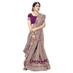 Trendy Banarasi Kanjivaram Navy Color Art Silk Saree with Blouse Material - Image 3