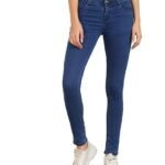 Cotton Blend Stretchable Mid Rise Jeans