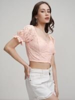 Kutchi Embroidered Border Ethnic Gujarati Style Cotton Rayon Long Skirt/Chaniya - Image 4