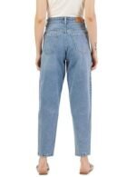 High-Waisted Wide-Leg Jeans, Casual Denim Pants - Image 3