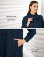 Women's A Line Flared Dress (Knee Length | Desk-to-Dinner) (Available in Plus Sizes) - Image 5