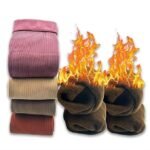 Women Wool Winter Socks Super Thick Thermal Hiking Winter Warm Soft Cozy Woolen Socks for Extreme Cold Weather Long Crew Socks Free Size, Assorted - Image 4