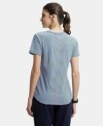 Super Combed Cotton Stripe Fabric Relaxed Fit Round Neck Half Sleeve T-Shirt - Image 4