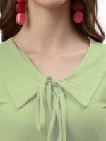 Women's Solid Regular Fit Crop Top - Image 2