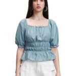 Women's Spring/Summer Casual Front Split Thigh Straight Denim Skirt ll Denim Skirt for Women Long ll Skirt & top for Women ll Skirts for Women Long Length (Skirt 159)