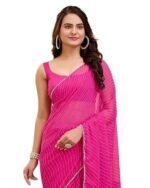 Soft Georgette Stylish Printed Ready To Wear Saree