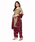 Crepe Printed Unstitched Salwar Suit Dress Material With Dupatta(NEW-RINKY CHIKU) - Image 4