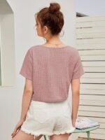 Women Slim fit cropped top - Image 5