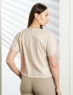 Premium Women's Desk-to-Dinner' Crop Top (Relaxed Fit - Image 5