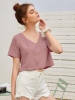 Women Slim fit cropped top - Image 4