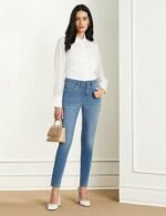 Women's Skinny 4-Way Stretch Jeans (Mid Rise | Ankle Length | Desk-to-Dinner) - Image 4