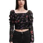 High Rise Elastic Cotton Blend Solid Flared Pencil Fit Knee-Length Women Skirt