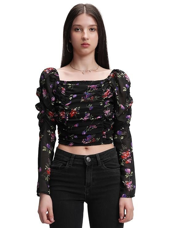 71VOfKG4JwL._SY741_-1.jpg High Rise Elastic Cotton Blend Solid Flared Pencil Fit Knee-Length Women Skirt - Image 1