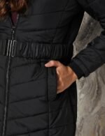 Women's Polyester Long Line Regular Fit Parka Quilted Jacket (Puffer Jackets) (Available in Plus Sizes) - Image 3