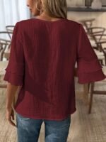Burgundy Tops for Women - Image 2