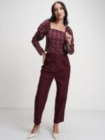 Women's Checkered Regular Fit Shirt - Image 5