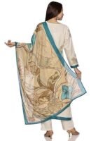 Heusen Women's Polyester Regular Fit kurta - Image 4