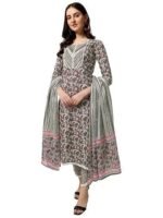 Women Cotton Blend Salwar Suit Set Fashionably Traditional, Comfortably Chic: Embrace Fashion with Our Ethnic Sets - Image 2