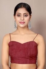 Chiffon Floral Printed Saree with Blouse Piece - Image 6