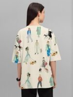 Trendy Printed Oversized T-Shirt for Women - Image 4