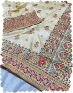 Pure Original kanchipuram Zari weaving silk Kalamkari Kanjivaram desinger Saree With Blouse piece for Wedding - Image 4