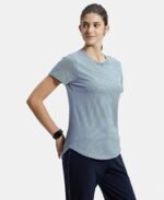 Super Combed Cotton Stripe Fabric Relaxed Fit Round Neck Half Sleeve T-Shirt