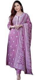 Women's Rayon Marbled Dress - Image 3