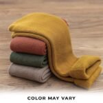 Women Wool Winter Socks Super Thick Thermal Hiking Winter Warm Soft Cozy Woolen Socks for Extreme Cold Weather Long Crew Socks Free Size, Assorted - Image 2