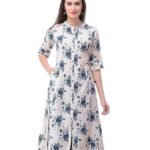 Women's Rayon Marbled Dress