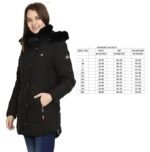 Women's Nylon Jacket Water Proof Full-Sleeved Winter Jacket with Hood For Minus Degree - Image 7