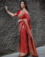 Fancy Banarasi Kanjivaram Art Silk Saree with Blouse Pieces|| AZ-YS-OG-ASHOKA-P - Image 3
