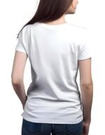 100% Cotton Printed Regular fit Round Neck T-Shirt WMN-02 - Image 2