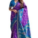 Kanjivaram Patola Soft Silk Sarees With Unstitched Blouse Piece