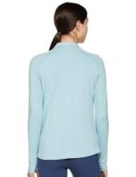Women's Polycotton Fleece Plain Neck Full Winter Jacket Sweatshirts - Image 5