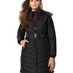 Women's Polyester Long Line Regular Fit Parka Quilted Jacket (Puffer Jackets) (Available in Plus Sizes)