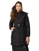 Women's Polyester Long Line Regular Fit Parka Quilted Jacket (Puffer Jackets) (Available in Plus Sizes)