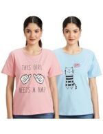 Cotton Regular Fit T-Shirt (Combo Pack of 2) - Image 2