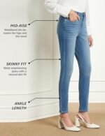 Women's Skinny 4-Way Stretch Jeans (Mid Rise | Ankle Length | Desk-to-Dinner) - Image 5
