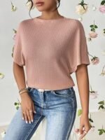 Women baby pink oversized top | breathable and comfortable to wear - Image 4