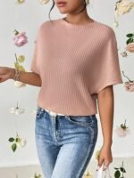Women baby pink oversized top | breathable and comfortable to wear - Image 3