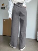 Women High Waist Wide Leg Denim Baggy Jeans Casual High Waist || Wide Leg || Modern Look || Baggy fit Fashion Beauty Lovely Unique Denim Jeans for Women - Image 3