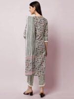 Women Cotton Blend Salwar Suit Set Fashionably Traditional, Comfortably Chic: Embrace Fashion with Our Ethnic Sets - Image 4