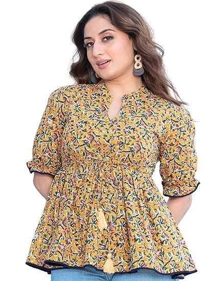 81CCkDRjwTL._SY550_-1.jpg Cotton Comfort Fit Top - Image 1