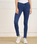 Cotton Blend Stretchable Mid Rise Jeans - Image 3