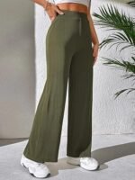 Trousers for Women | Women Trousers | Women's High-Waisted Pant | Women Trousers Pants | Korean Trousers for Women - Image 4