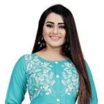 Women kurta set |teal blue dress