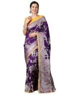 Kanjivaram Silk Saree Pure Silk Banarasi Saree With Unstitched Blouse Piece