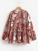 Korean Style Long Sleeve Oversized Button Down Shirt | Plus Size Workwear Top for Office & Casual Wear (Available in Plus Size) - Image 5