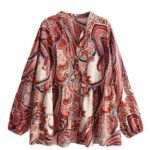 Korean Style Long Sleeve Oversized Button Down Shirt | Plus Size Workwear Top for Office & Casual Wear (Available in Plus Size)